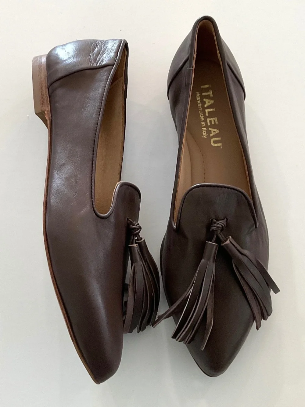 ITALEAU Trino Tassel  Waterproof Loafer Size 6.5 EU 37 NEW